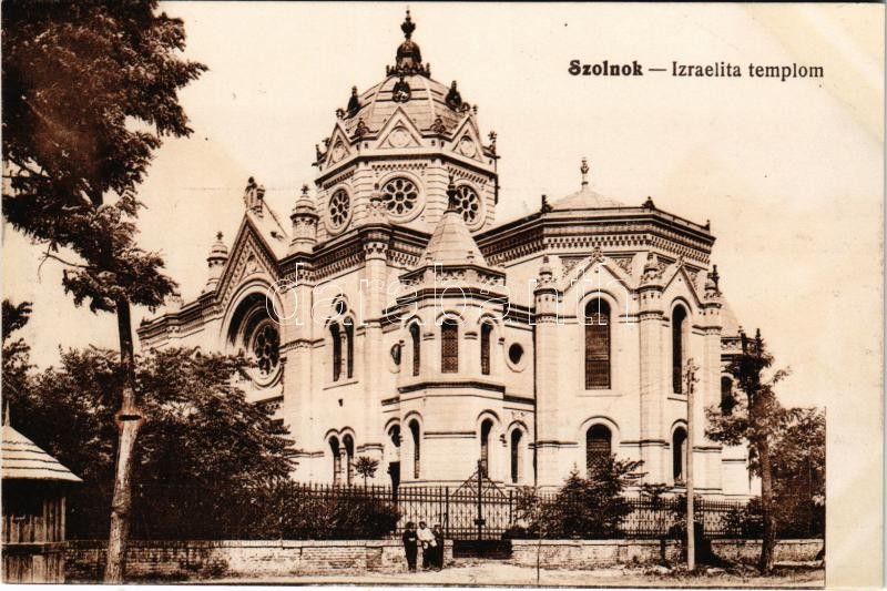 Szolnok, Izraelita templom, zsinagóga. Faragó Sándor kiadása