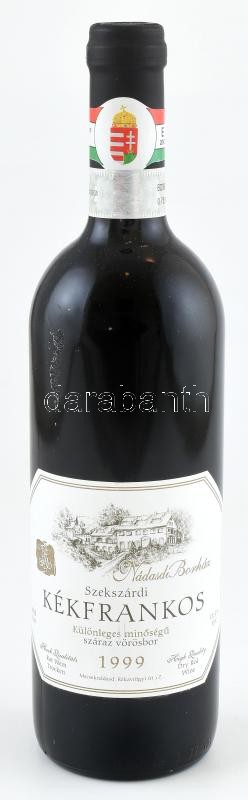 Alkalmi borválogatás: 1999-2000 Szekszárdi, Egri, Soproni, Szent Gaáli kékfrankos. 4 bontatlan palack. Szakszerűen tárolt. - Image 2