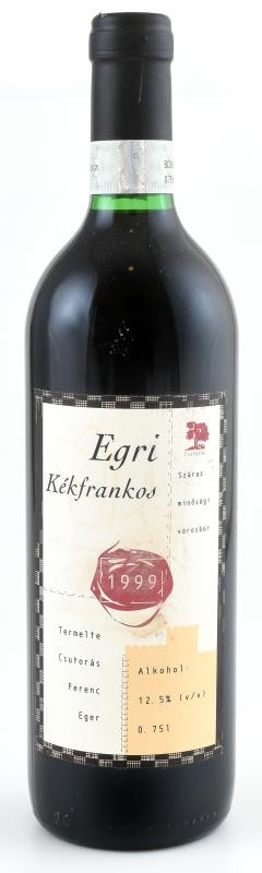 Alkalmi borválogatás: 1999-2000 Szekszárdi, Egri, Soproni, Szent Gaáli kékfrankos. 4 bontatlan palack. Szakszerűen tárolt. - Image 3