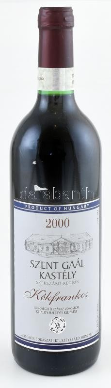 Alkalmi borválogatás: 1999-2000 Szekszárdi, Egri, Soproni, Szent Gaáli kékfrankos. 4 bontatlan palack. Szakszerűen tárolt. - Image 4