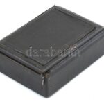 Extra Rapid Aplanat Helios harmonikás fényképezőgép, két üveg kazettával. bőr tokkal. - Image 4
