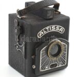 Altissa Altissar Periskop 1:8 box fényképezőgép, eredeti bőr tokkal. - Image 2
