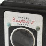 Kodak Duaflex II kamera eredeti bőr tokkal, kissé kopott - Image 3