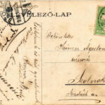 1908 Tiszafüred, Vasúti indóház, vasútállomás. Goldstein L. kiadása (fl) - Image 2