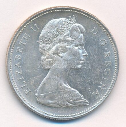 Kanada 1965. 1$ Ag 'II. Erzsébet' T:2,2- Canada 1965. 1 Dollar Ag 'Elizabeth II' C:XF,VF Krause KM#64.1