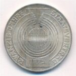 Ausztria 1975. 100Sch Ag '20 éves az Államszerződés' T:2 ph. Austria 1975. 100 Schilling Ag '20th Anniversary - State Treaty' C:XF edge error Krause KM#2924