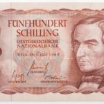 Ausztria 1965. 500Sch 'G 751710 A' T:I,I- Austria 1965. 500 Schilling 'G 751710 A' C:UNC,AU Krause P#139