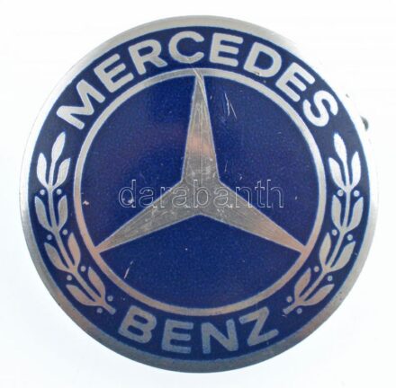 Német Szövetségi Köztársaság DN 'Mercedes Benz' festett Al jelvény (20mm) T:1- Federal Republic Germany ND 'Mercedes Benz' painted Al badge (20mm) C:AU