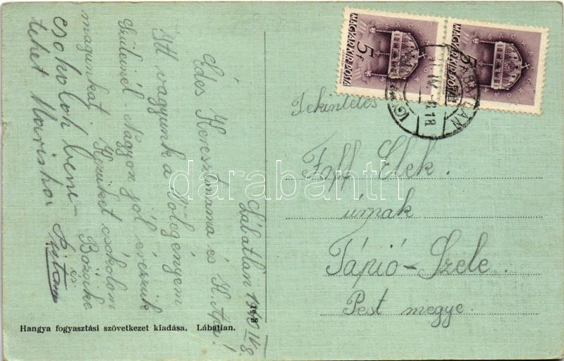 1940 Lábatlan, Cement gyár telep, iparvasút (EK) - Image 2