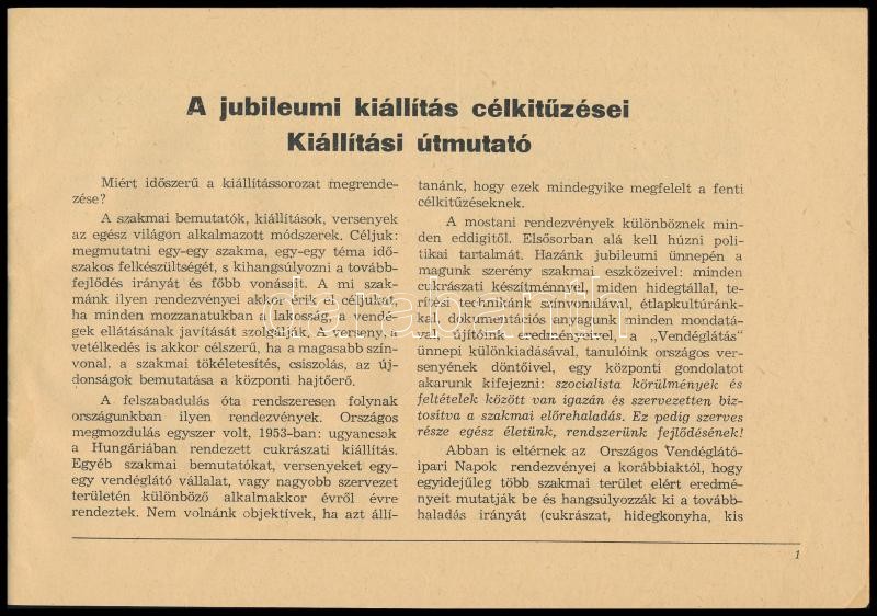 1945-1960 A vendéglátás jubileumi receptgyűjteménye 32 p - Image 2