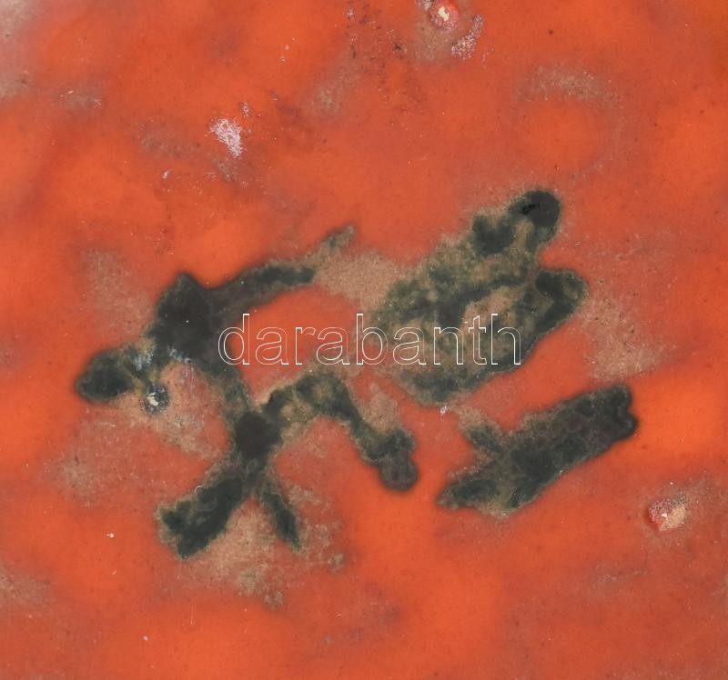 Fórizsné Sárai Erzsébet: Tányér. Mázas kerámia. Jelzett. m:21 cm - Image 2