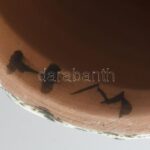 Horváth Magdolna: Retró kakasos gyertyatartó, hibátlan, jelzett m: 18 cm - Image 2