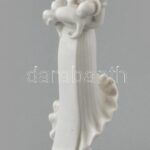 Herendi Matyó Madonna, fehér mázas porcelán, jelzett, mázhibákkal, m: 12 cm