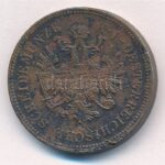 1860B 4kr Cu T:2- patina, anyagfelesleg Adamo M7 - Image 2