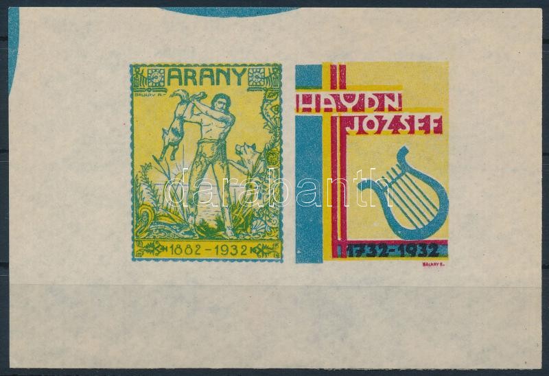 Haydn József, Arany levélzáró / label