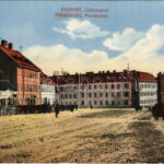 Pozsony, Pressburg, Bratislava; Gabonapiac, Spitzer Samu üzlete / Fruchtplatz / square, shop
