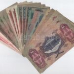 21db-os vegyes, Korona-, Pengő- és Forint bankjegytétel, közte 1949. 100Ft (2x) T:III,III- - Image 2