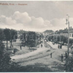 Podolin, Podolínec (Szepes, Zips); Fő tér. Szankovszky felvétele 1917. 2. / main square