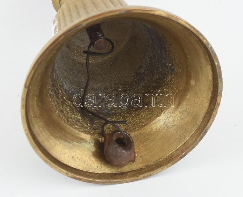 Réz csengő fa nyéllel, m: 18 cm - Image 2