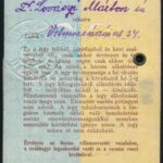 1935 Lovászy Márton újságíró fényképes BESZKART bérlete. - Image 2