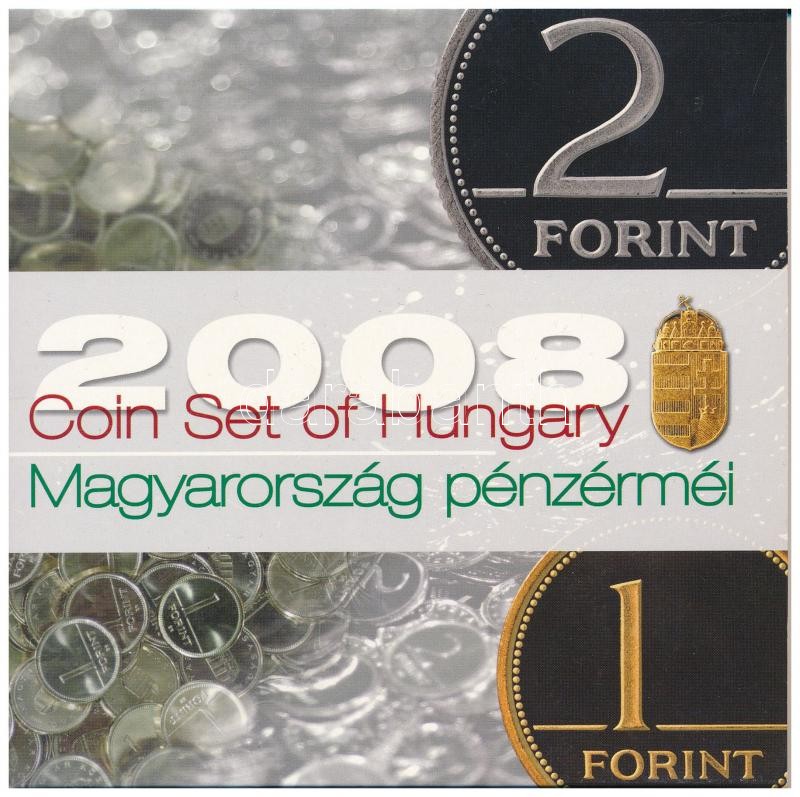 2008. 1Ft-100Ft (7xklf) 'Búcsú az egy- és kétforintostól' forgalmi sor szettben T:PP Adamo FO42.1
