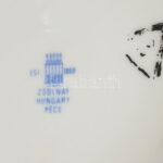 Zsolnay cukortartó, porcelán, jelzett, kopásnyomokkal, m: 11 cm - Image 2
