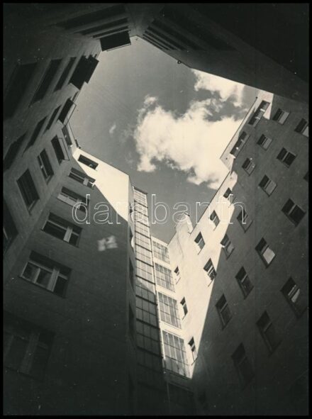 cca 1933 Kinszki Imre (1901-1945) budapesti fotóművész hagyatékából 1 db későbbi nagyítás, ezüst zselatinos fotópapíron, jelzés nélkül; Kinszki Imréné elmondása szerint, a nagyítást Szabó Lajos újpesti fotóművész (Kinszki