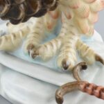 Herendi porcelán turul, kézzel festett, jelzett, hibátlanl, m: 33 cm - Image 4