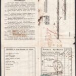 1853 Ferdinánd Északi Vasút fuvarlevél / North railways bill of freight - Image 2