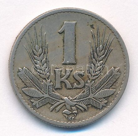 Szlovákia 1941. 1K Cu-Ni T:2 Slovakia 1941. 1 Koruna Cu-Ni C:XF Krause KM#6