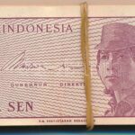 Indonézia 1964. 5s (91x) közte sorszámkövetők T:I-II Indonesia 1964. 5 Sen (91x) within consecutive serials C:UNC-XF Krause P#91