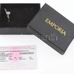 Ezüst (Ag) gyűrű 0,04ct brillel ékítve, bruttó: 1,98 g , m: 63. Tanúsítvánnyal - Image 4