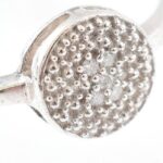 Ezüst (Ag) gyűrű gyémánttal 0,04 ct, certifikáttal 1,86 g m:62 Tanúsítvánnyal - Image 2