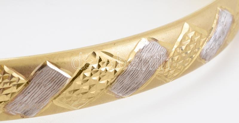 14K arany (Au) karkötő, jelzett 8,3 g, d: 6 cm - Image 2