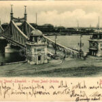 1899 (Vorläufer) Budapest, Ferenc József híd budai hídfő