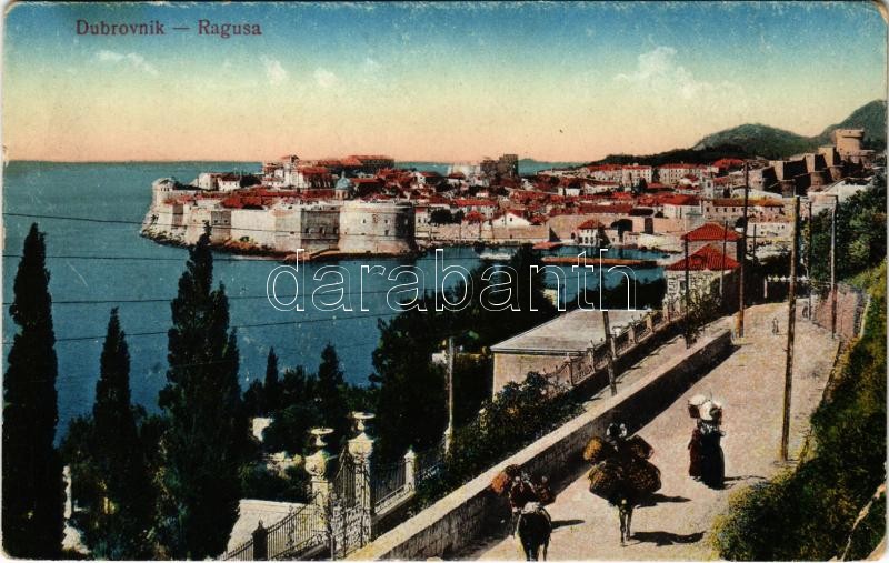 1918 Dubrovnik, Ragusa; + 'Kriegsgefangenen-Arbeiterabteilung Nr. 206' (EK)
