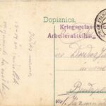 1918 Dubrovnik, Ragusa; Luka / Hafen / port + 'Kriegsgefangenen-Arbeiterabteilung Nr. 206' (EK) - Image 2
