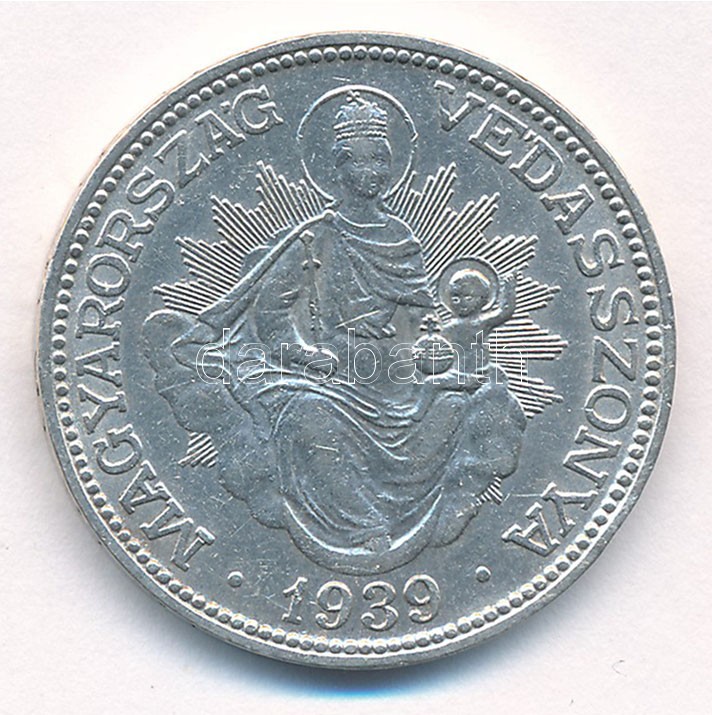 1939. 2P Ag 'Madonna' T:1- ph. Adamo P7