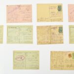 1940 M. Kir. 207/3. KLGS Munkásszázad zsidó munkaszolgálatos által hazaküldött levelezőlapok, 9 db, mindennapi élet beszámolóival, családról való érdeklődéssel