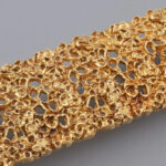 Arany (Au/14K) karkötő, jelzett, h: 19 cm, nettó: 85,8g / Gold 14 ct bracelet hallmarked - Image 2
