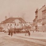 1904 Budapest, Széna tér, fotó Brück&Sohn, paszpartuban, 11,5×15,5 cm - Image 2