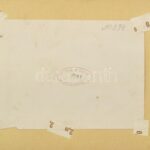 1904 Budapest, Széna tér, fotó Brück&Sohn, paszpartuban, 11,5×15,5 cm - Image 3