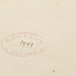 1904 Budapest, Széna tér, fotó Brück&Sohn, paszpartuban, 11,5×15,5 cm - Image 4