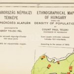 cca 1920-40 Magyarország néprajzi térképe a népsűrűség alapján, ún. 'Vörös térkép', szerk.: Gróf Teleki Pál, 1: 1.000.000, hajtva, szakadással, 94,5x62,5 cm - Image 3