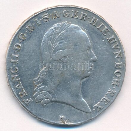 Osztrák Németalföld 1797B 1 Koronás Tallér Ag (29,37g) T:2- fülnyom Austrian Netherlands 1797B 1 Kronenthaler Ag (29,37g) C:VF earmark Krause KM#62.1