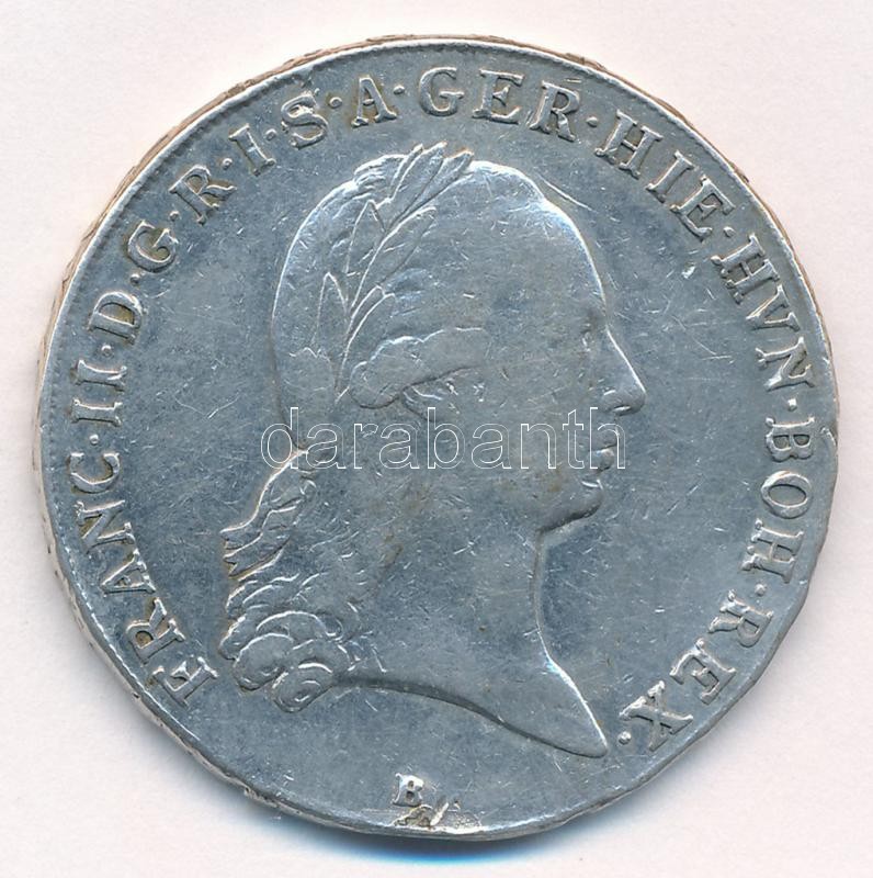 Osztrák Németalföld 1797B 1 Koronás Tallér Ag (29,37g) T:2- fülnyom Austrian Netherlands 1797B 1 Kronenthaler Ag (29,37g) C:VF earmark Krause KM#62.1