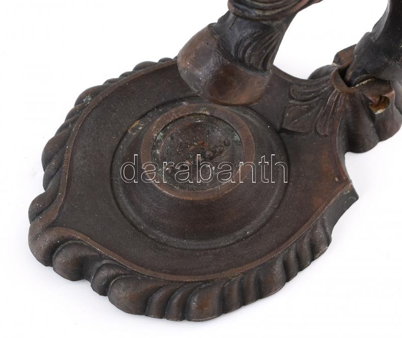 Diótörő. Bakkecske formájú fém öntvény. Nagy méretű 24 cm - Image 2
