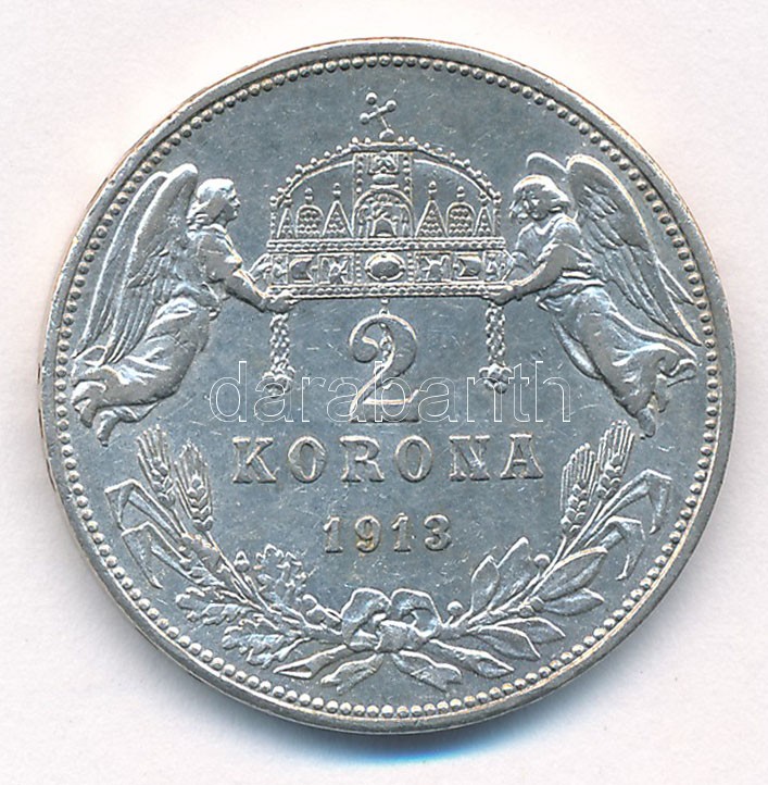 1913KB 2K Ag 'Ferenc József' T:2 Adamo K6 - Image 2