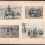 1923-1927 Siófoki strandolók, életképek, 26 db különböző méretű fotó 7 db albumlapon