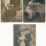 46 db RÉGI motívum képeslap: romantikus zsánerlapok / 46 pre-1945 motive postcards: romantic couples - Image 3